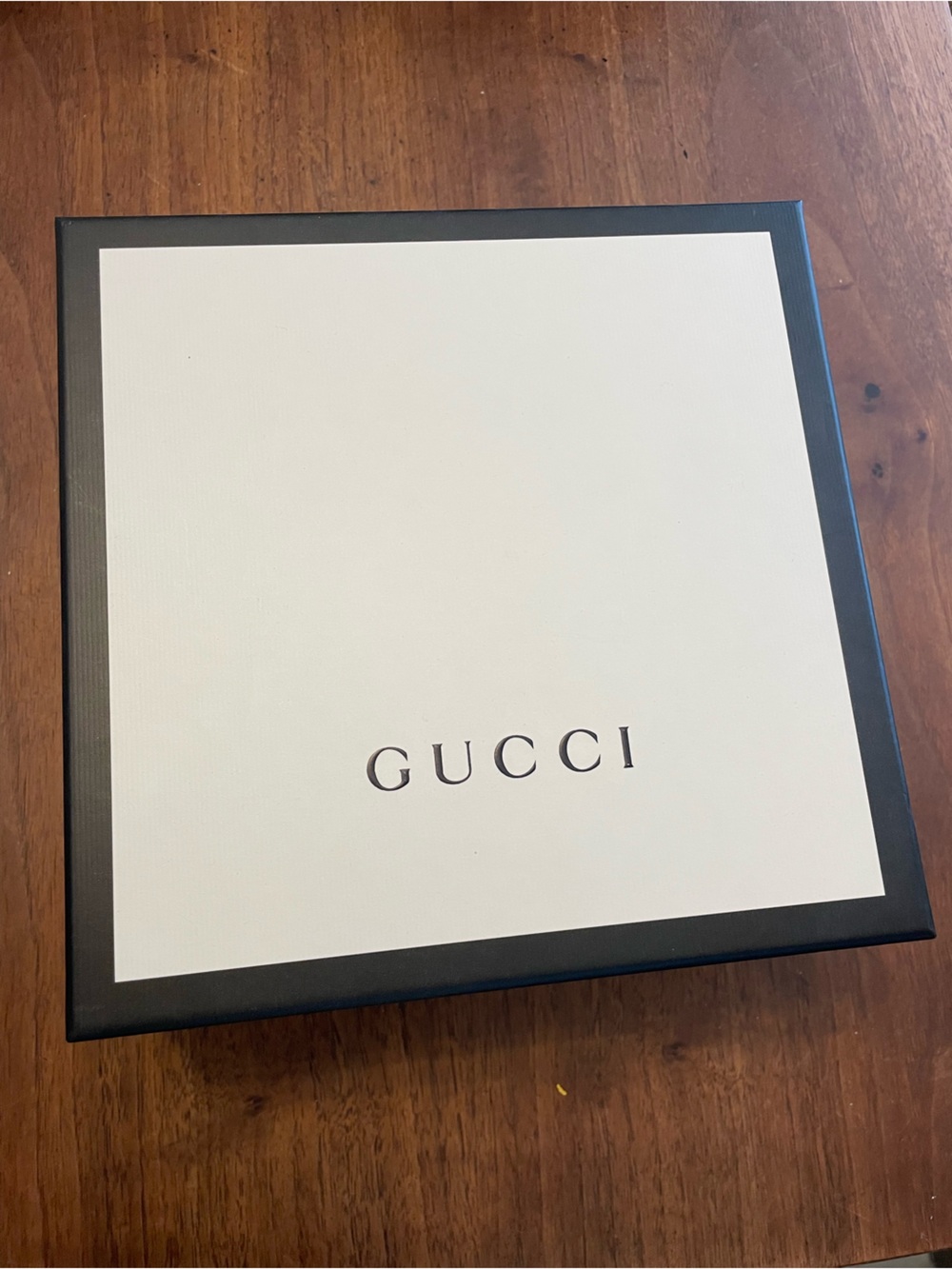 Gucci Black and White Branded Gift Box